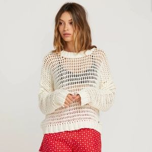 NWT Volcom Daze Fly By Beach Boho Sweater Large